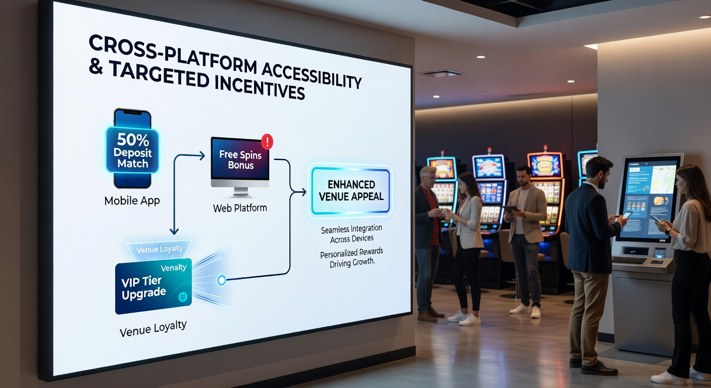 Seamless cross-platform gambling interfaces on mobile, tablet and desktop devices showing synchronized user accounts and bonus tracking
