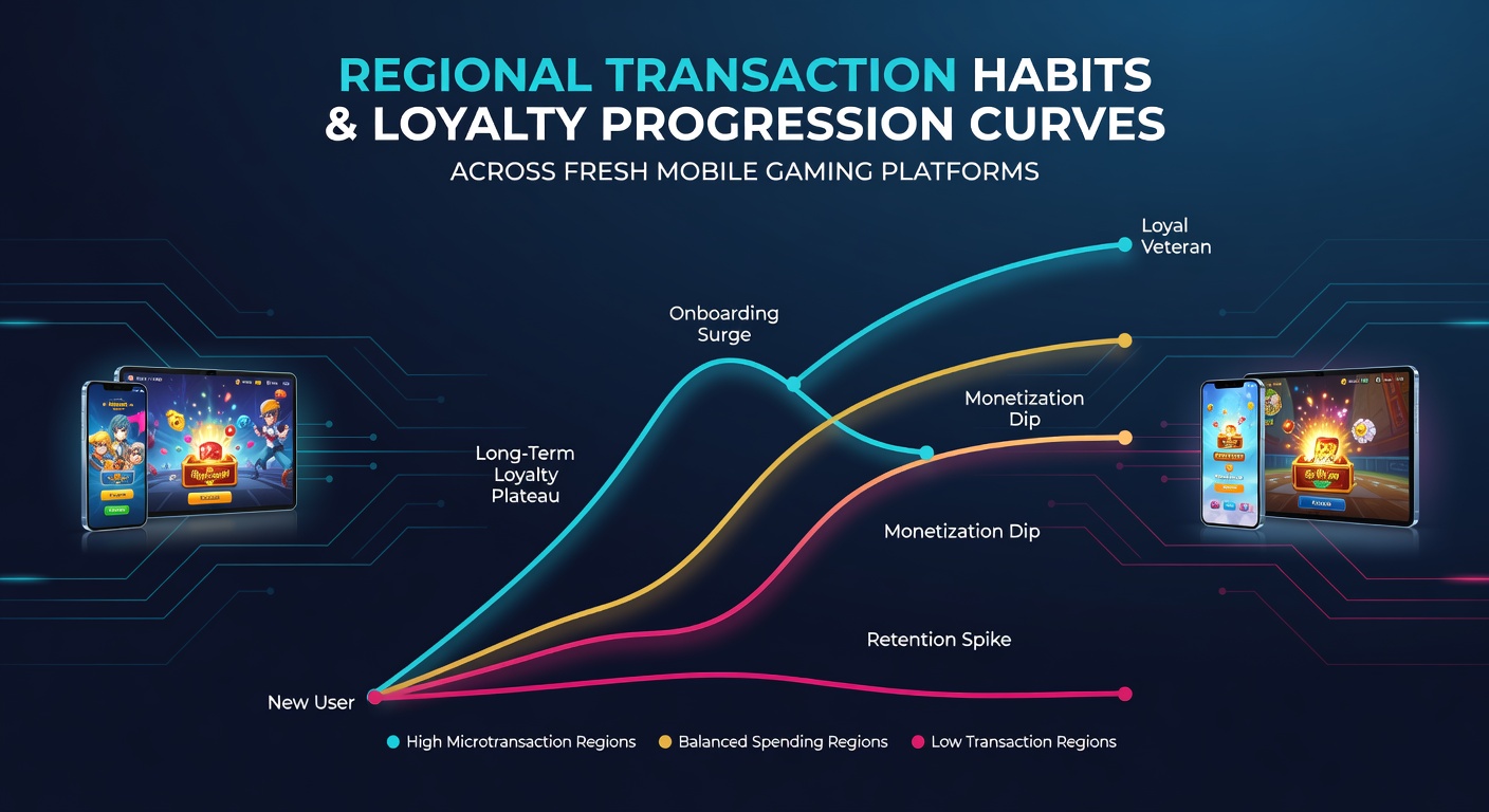 Mobile gaming platforms displaying regional payment interfaces and loyalty tier progression charts