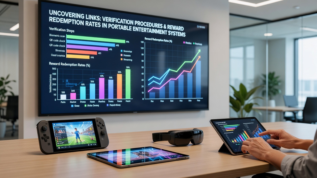 Mobile gaming interface showing verification prompts and reward redemption options on a portable device